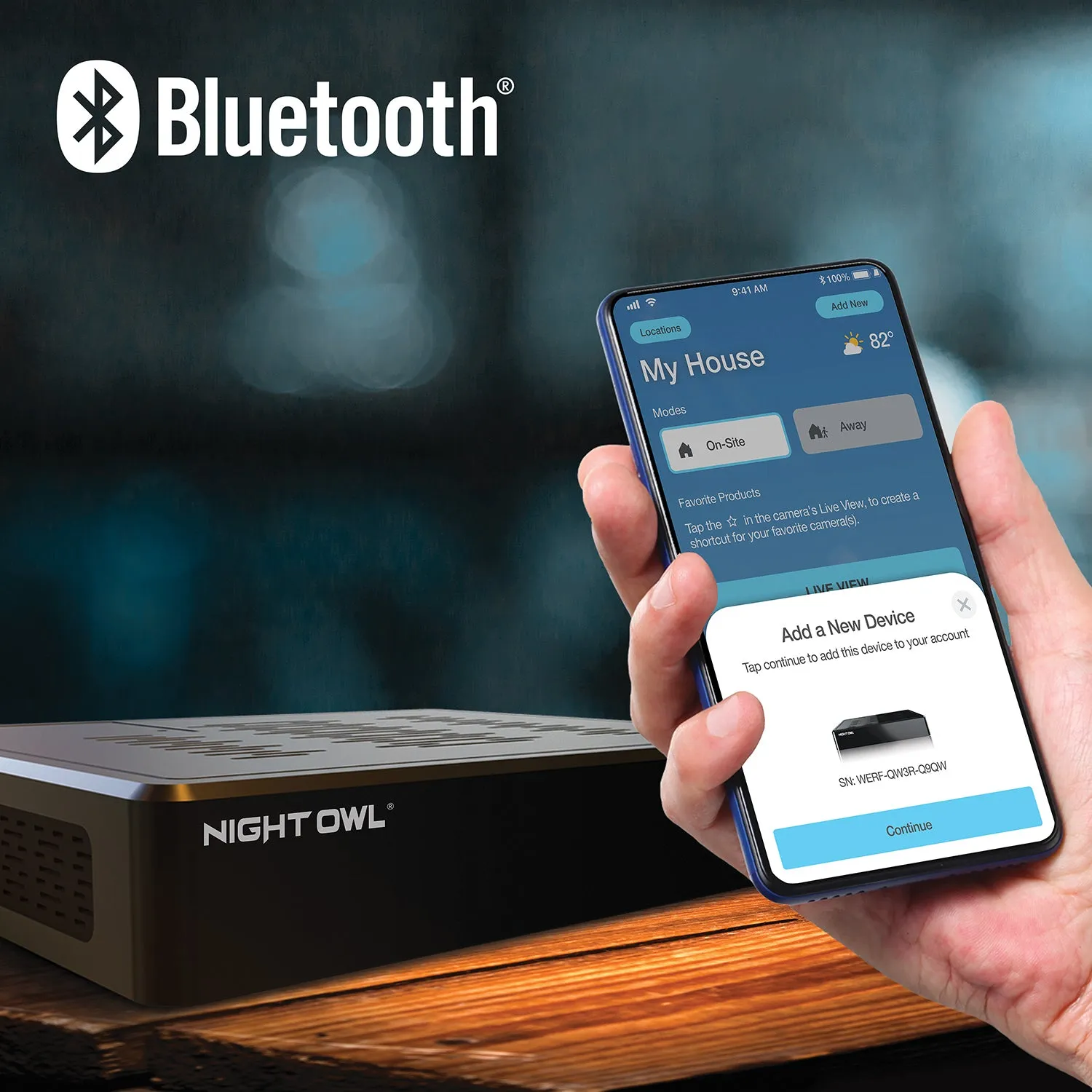 10 Channel 4K Bluetooth Wi-Fi NVR with 1TB Hard Drive and 3 Wire Free (Battery) 2K Spotlight Cameras with 2-Way Audio and Audio Alerts and Sirens