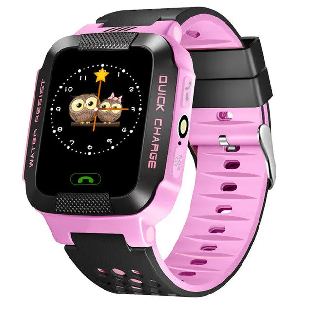 1.44" HD Touch Screen Color Display Kids Smart Watch For IOS Android with Flashlight