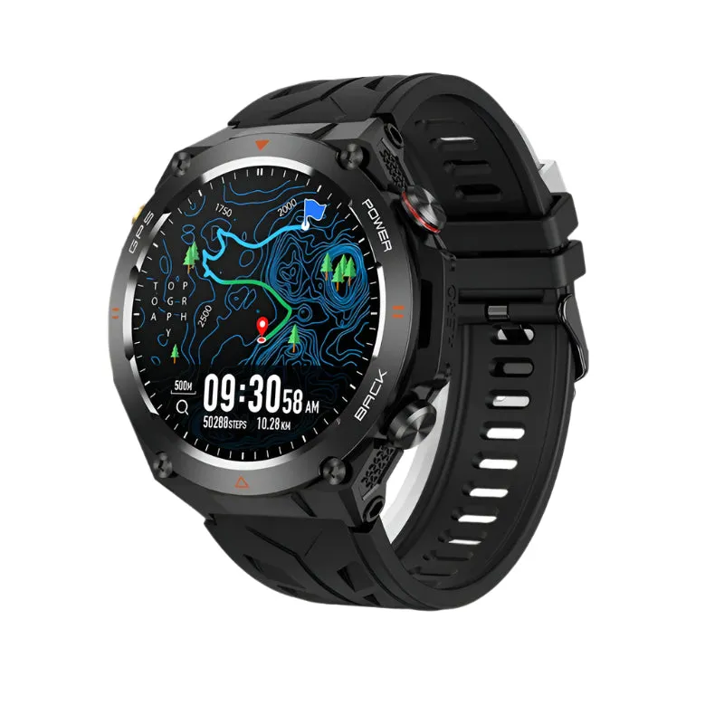 1.45" Ultra HD Display Built-In GPS & Compass 650Mah Battery Smartwatch