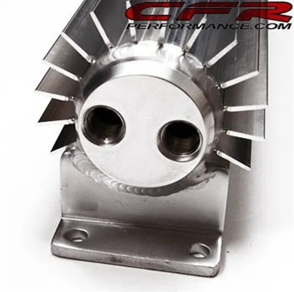 18" FINNED ALUMINUM DUAL LINE TRANSMISSION COOLER - CHEVY-FORD-MOPAR