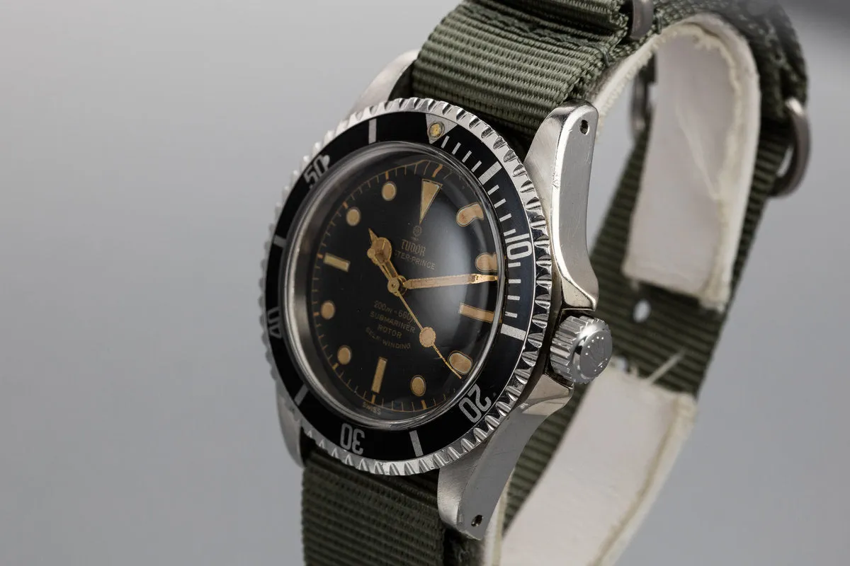 1963 Tudor Gilt Submariner 7928 with Pointed Crown Guard Case