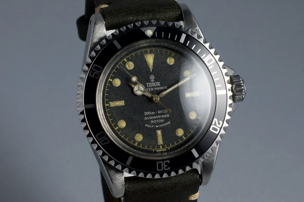 1963 Tudor Submariner 7928 PCG Gilt Chapter Ring Dial