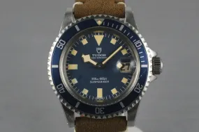 1976 Tudor Submariner 94110 Snowflake