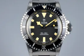 1979 Tudor Black Submariner 94110 Snowflake