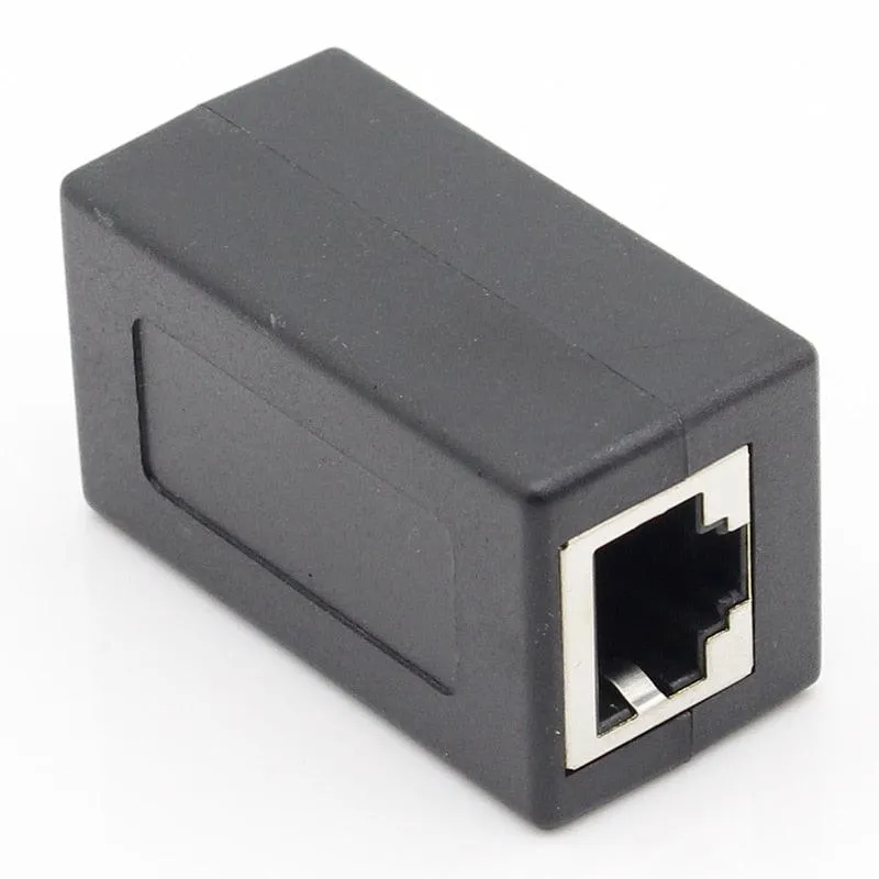 1pcs Colorful Female to Female Network LAN Connector Adapter Coupler Extender RJ45 Ethernet Cable Extension Converter