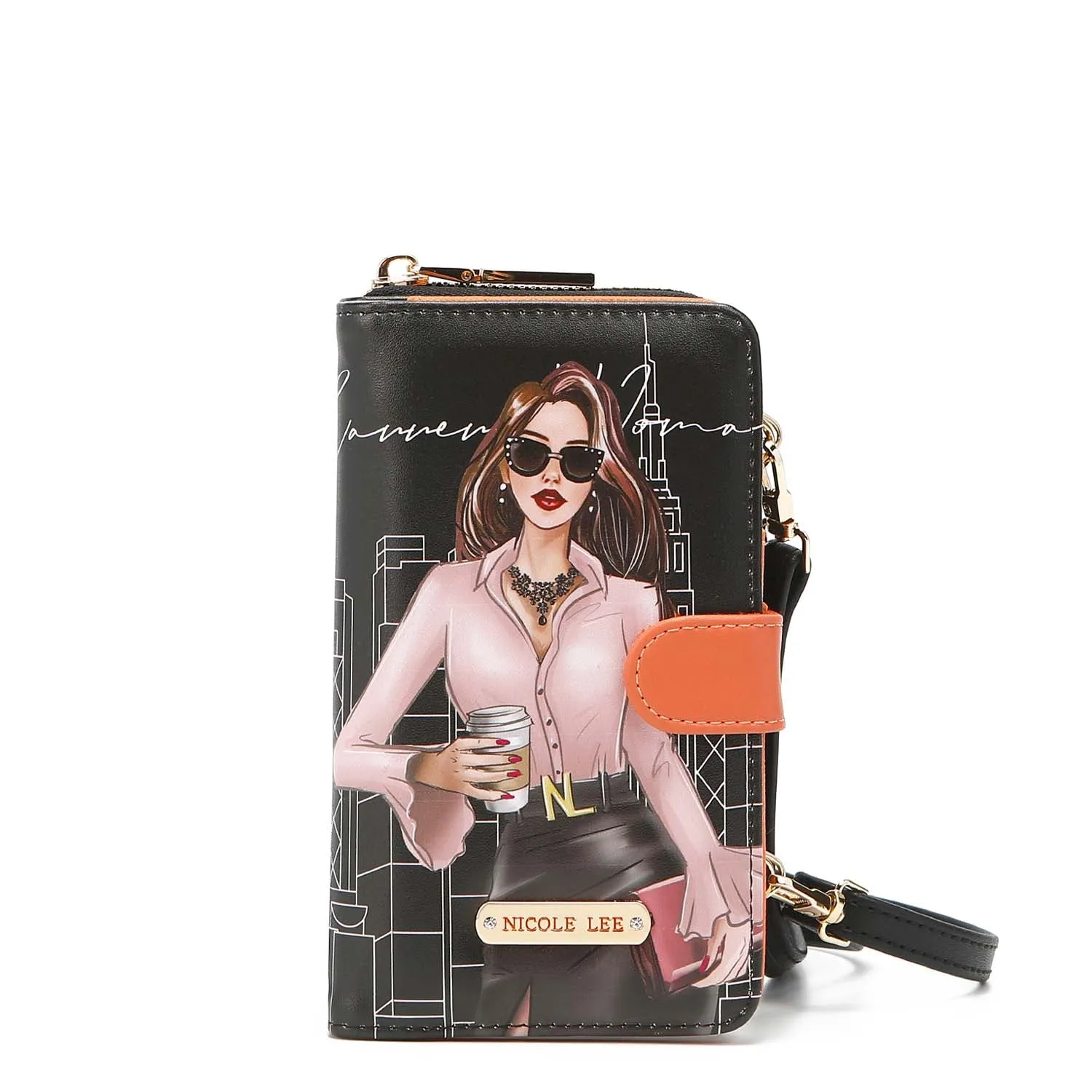 2 PIECE PHONE CASE CROSSBODY WALLET