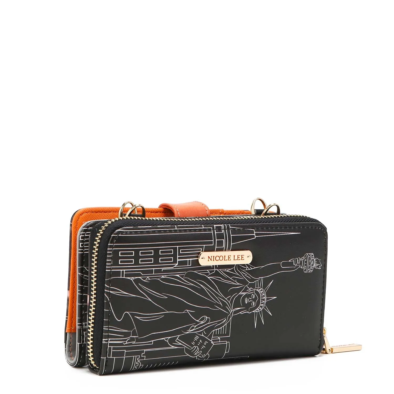 2 PIECE PHONE CASE CROSSBODY WALLET