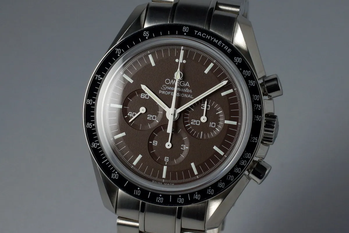 2000’s Omega Speedmaster Moonwatch 311.30.42.30.13.001 Brown Dial