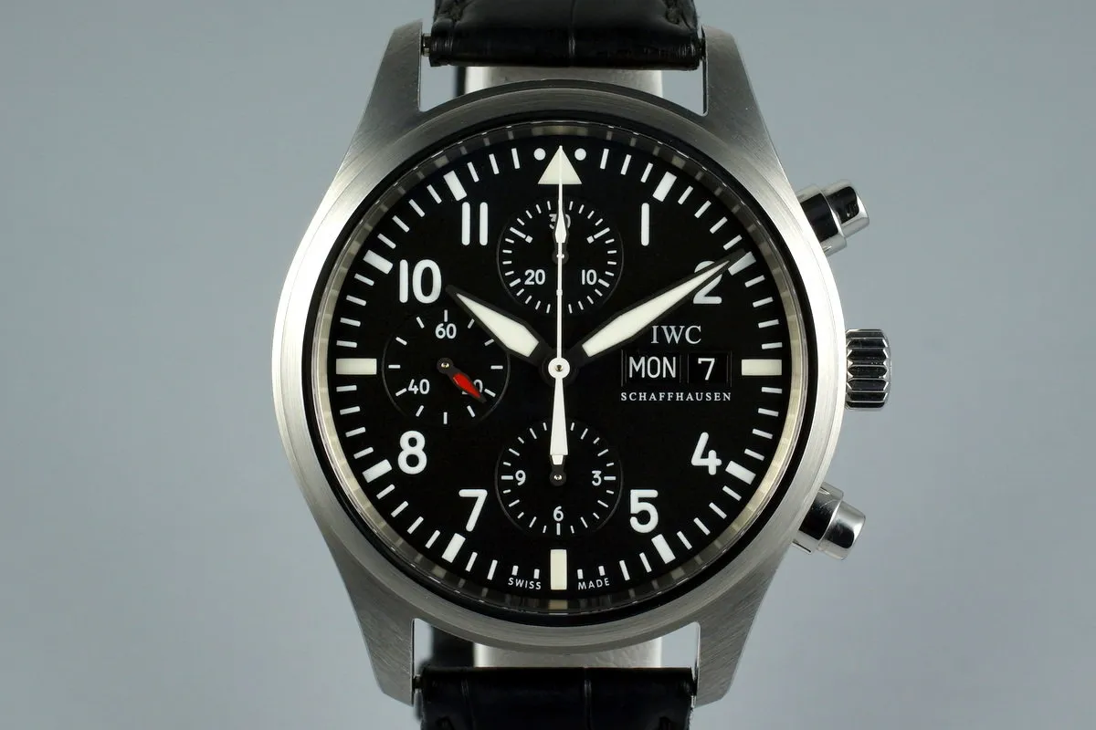 2009 IWC Pilot’s Chronograph IW371701 with Box and Papers