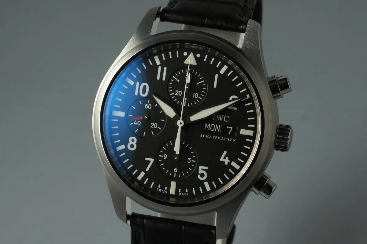 2009 IWC Pilot’s Chronograph IW371701 with Box and Papers