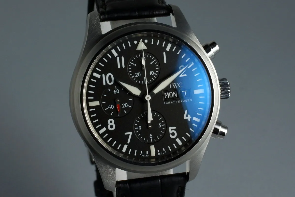 2009 IWC Pilot’s Chronograph IW371701 with Box and Papers