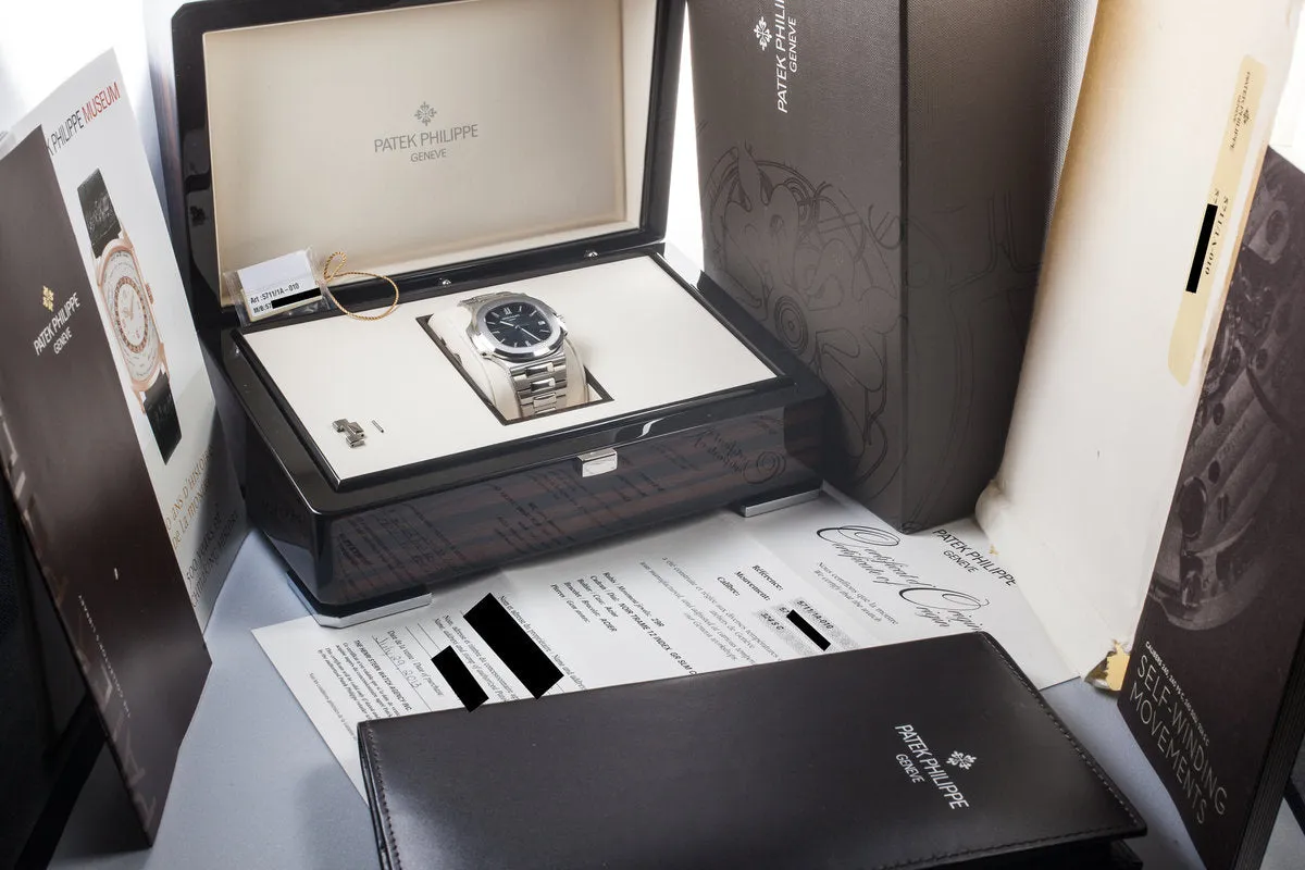 2013 Patek Philippe Nautilus Blue Dial 5711/1A-010 with Box and Papers