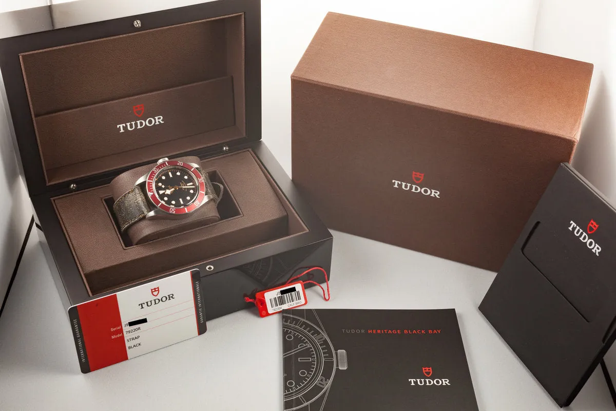 2014 Tudor Black Bay 79220 Red Bezel with Box and papers