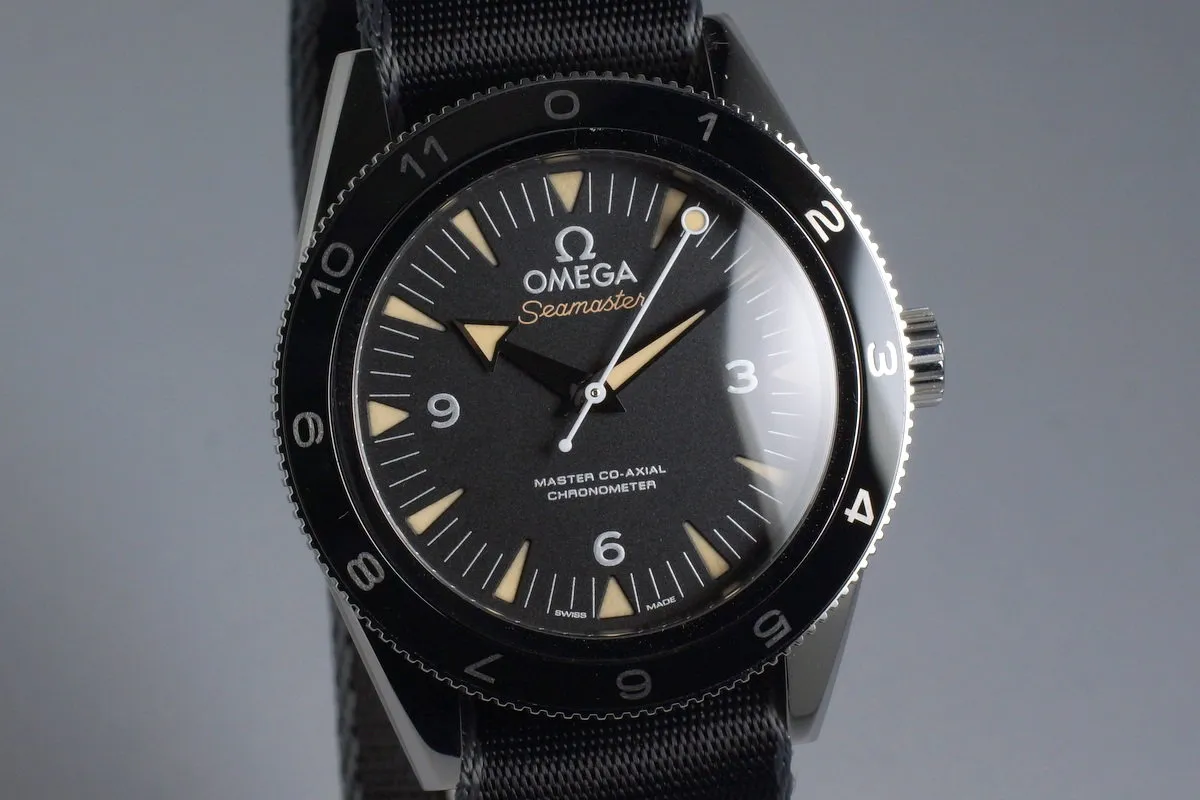 2015 Omega Seamaster 300 Lim. Ed. James Bond Spectre Ref: 233.32.41.21.01.001 with Box and Papers