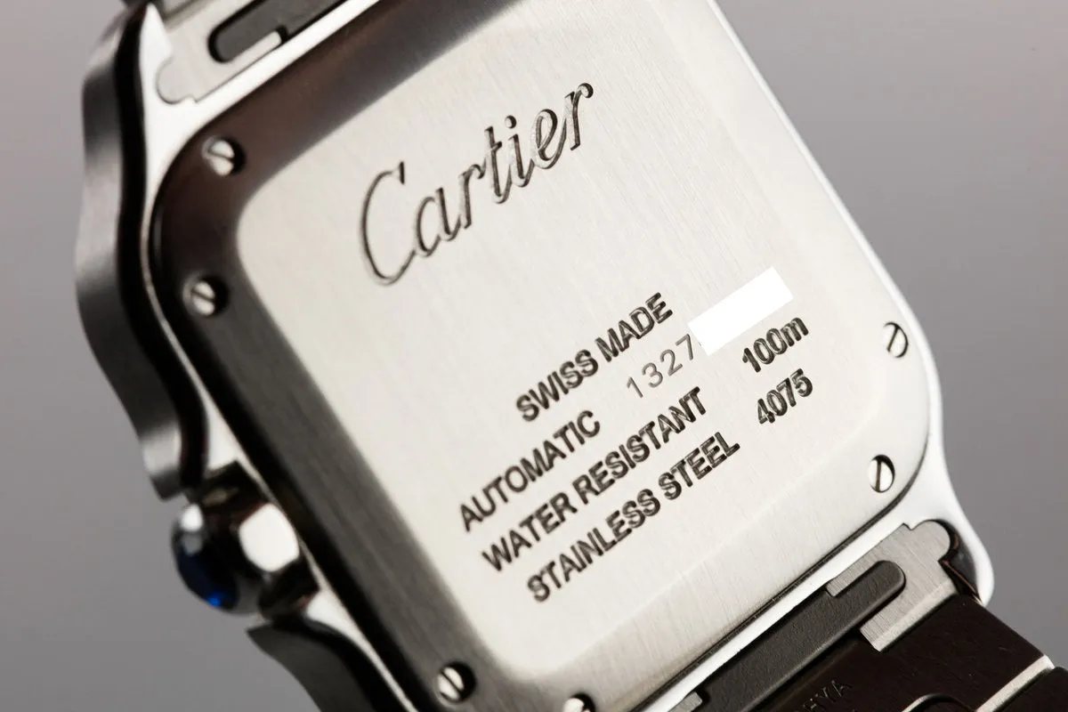 2018 Cartier Santos WSSA0010 with Box and Papers