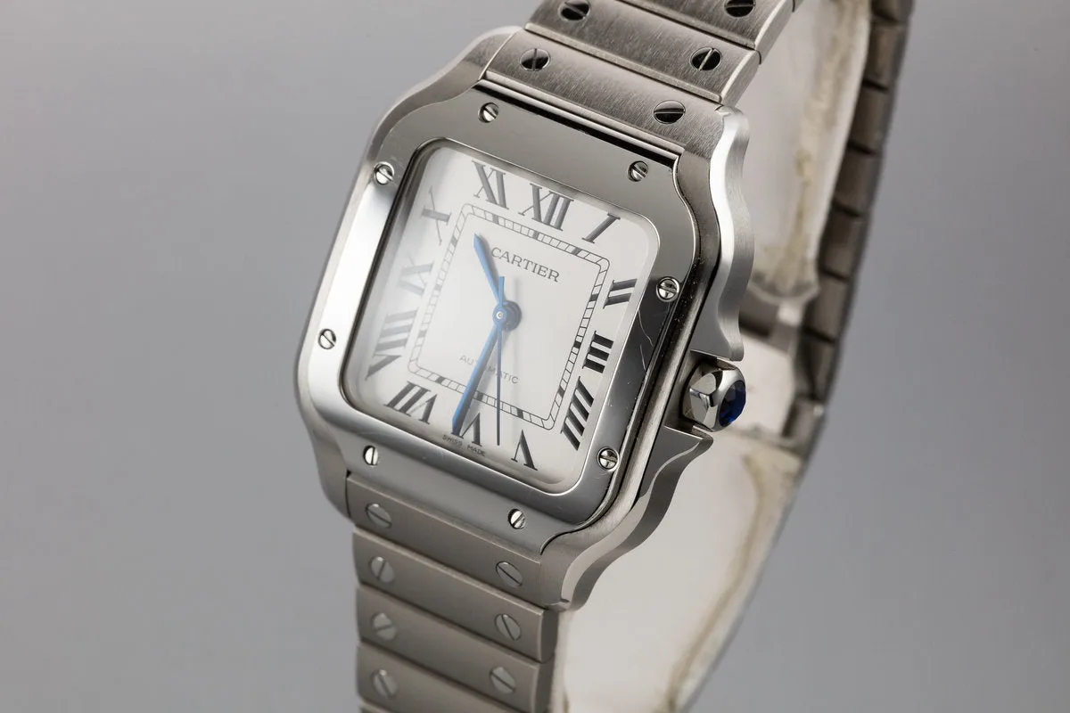 2018 Cartier Santos WSSA0010 with Box and Papers