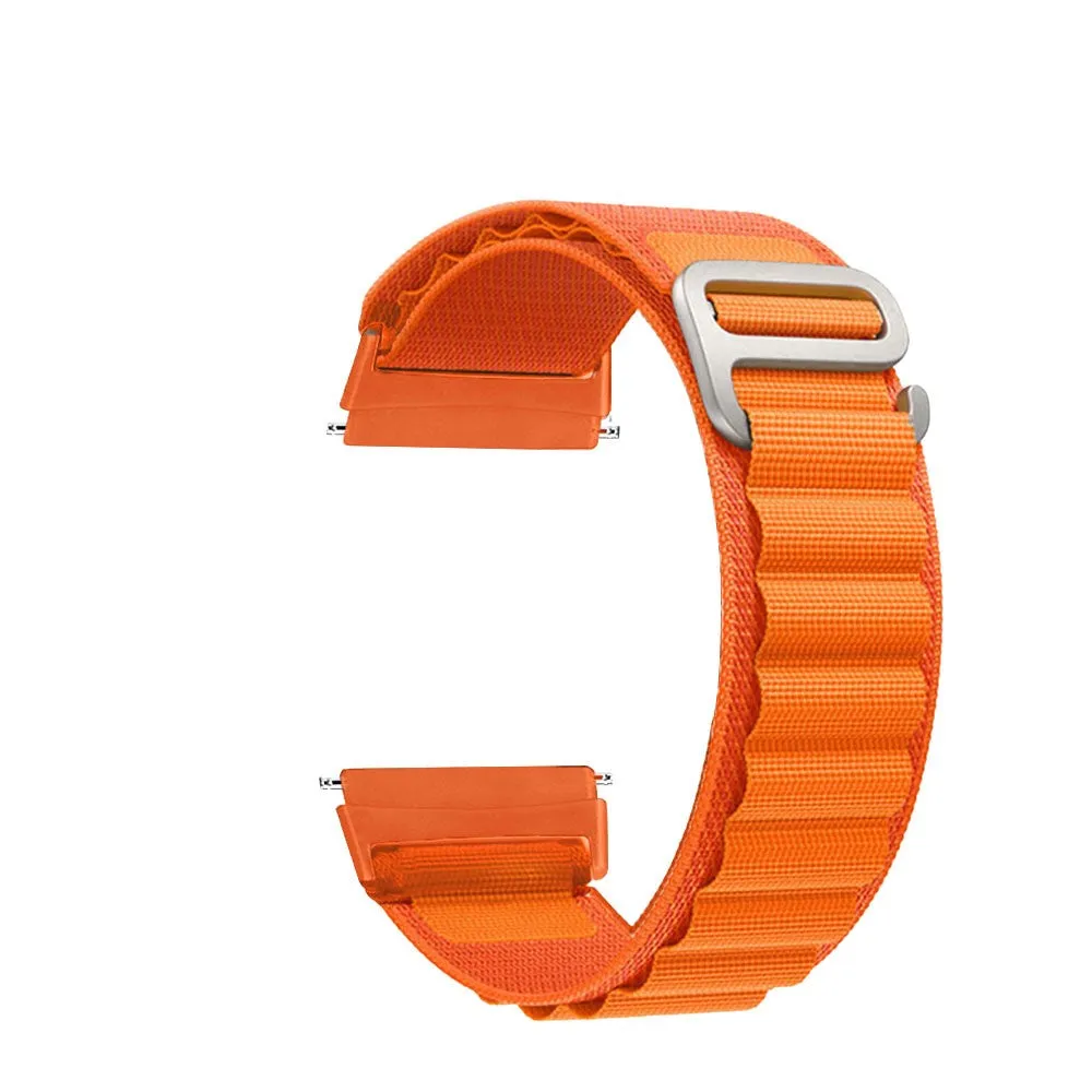 20mm Alpine Loop Band for Samsung Galaxy Watch 4 40mm 44mm Orange