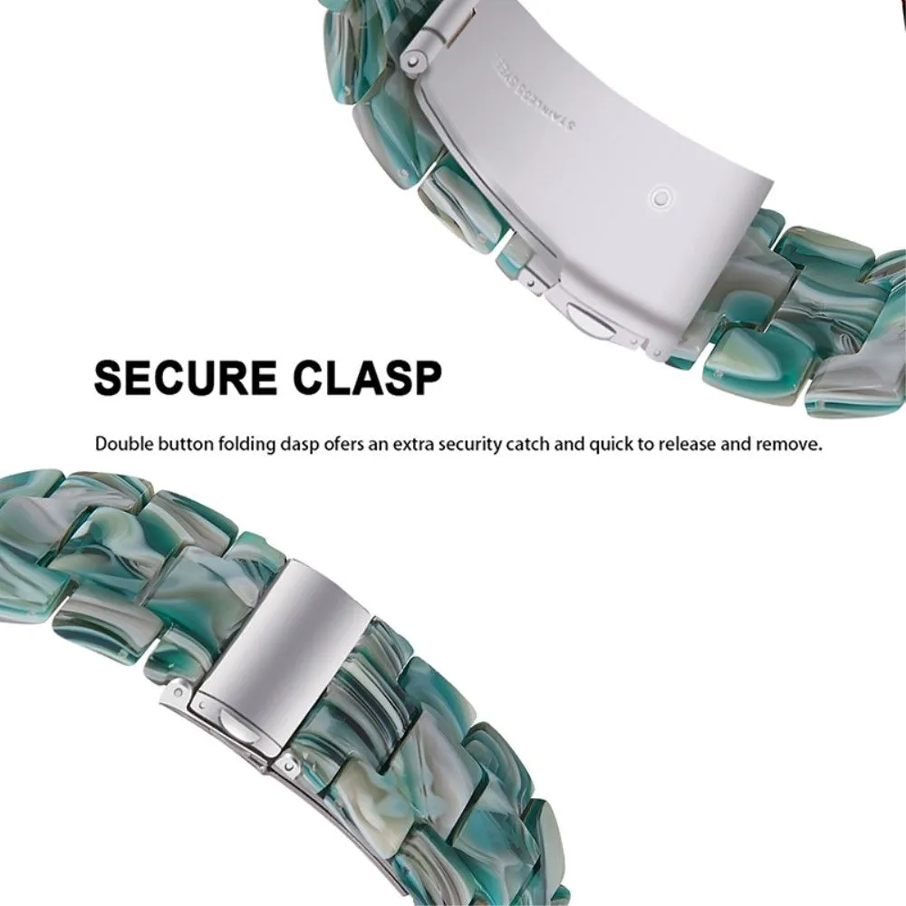 20mm smooth resin watch strap for Amazfit watch - Dazzle Green