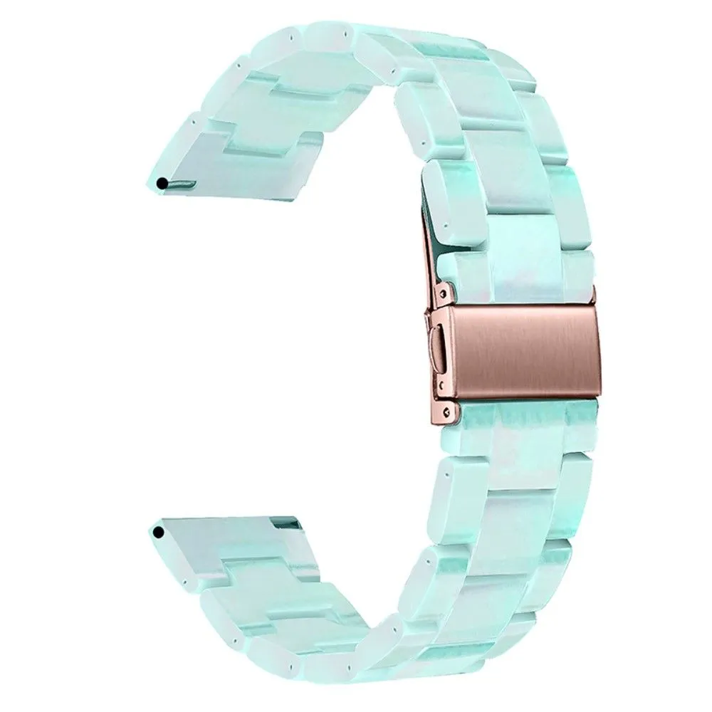 20mm smooth resin watch strap for Amazfit watch - Green