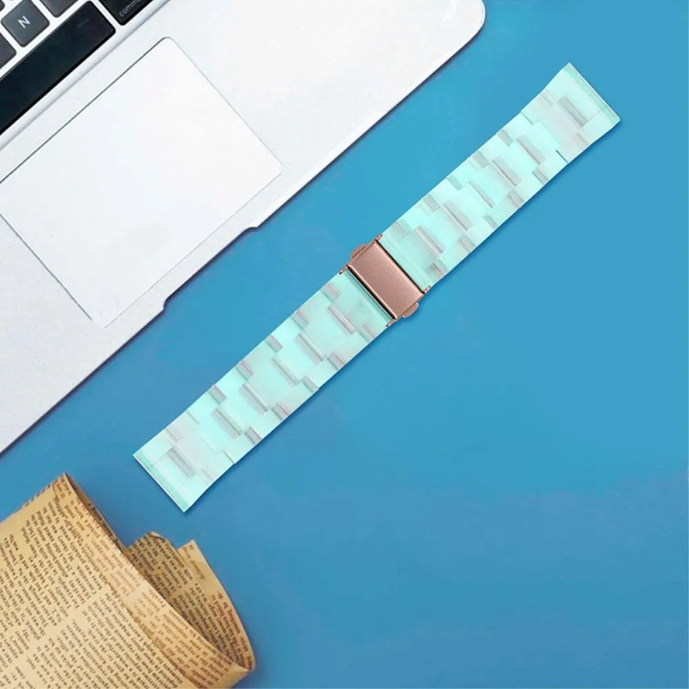 20mm smooth resin watch strap for Amazfit watch - Green