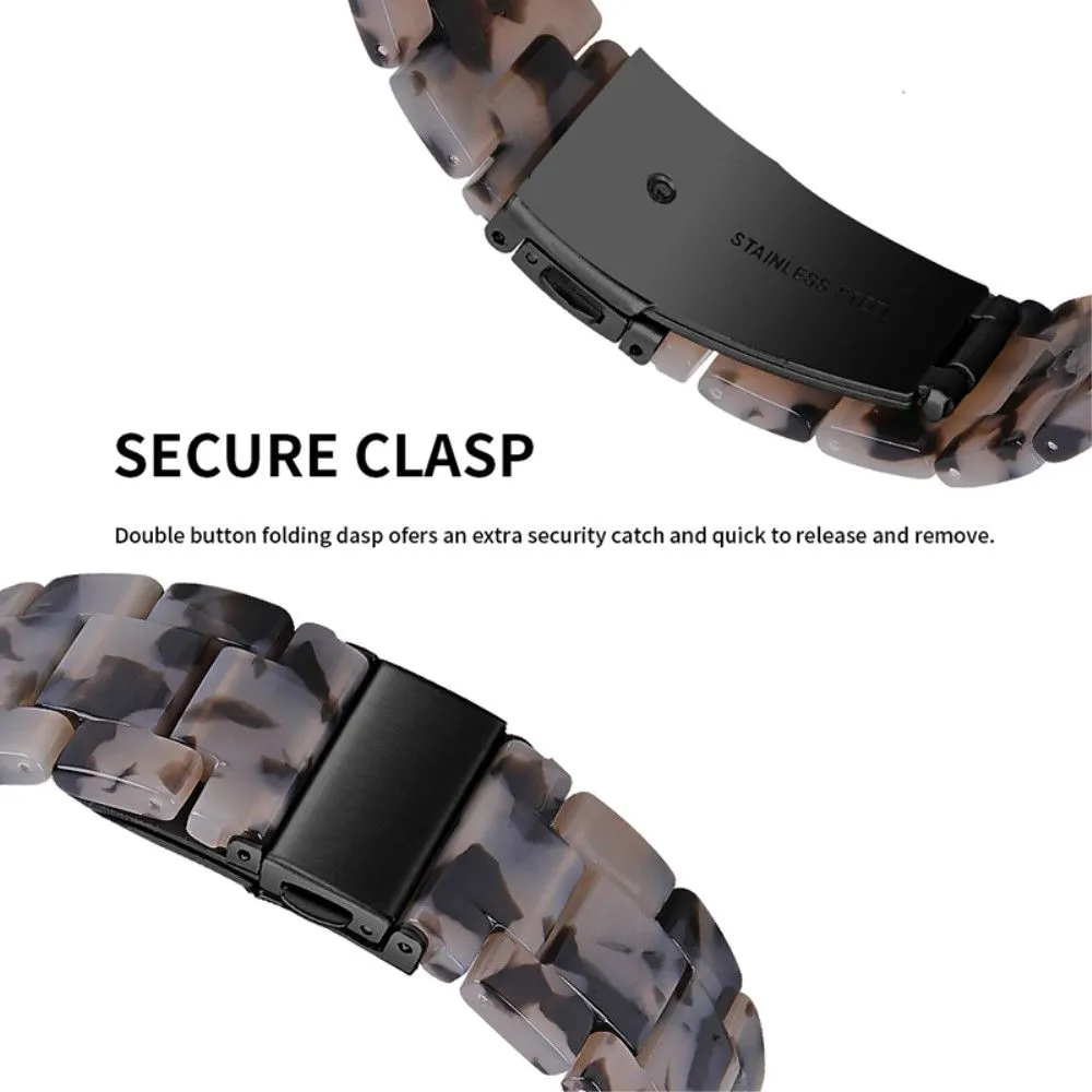 20mm smooth resin watch strap for Amazfit watch - Grey