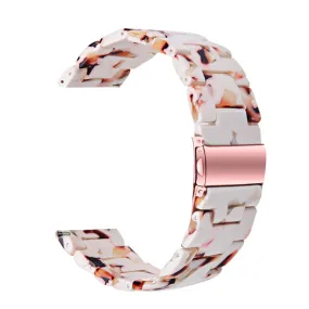 20mm smooth resin watch strap for Amazfit watch - Nougat Pattern