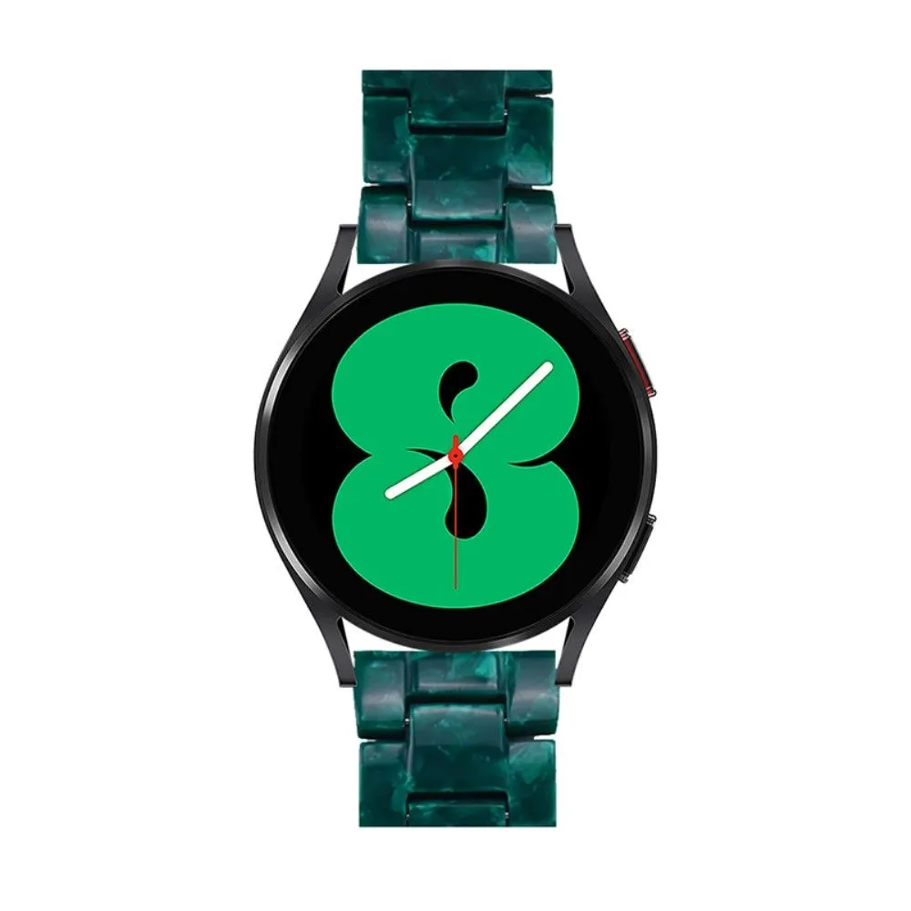 20mm smooth resin watch strap for Garmin watch - Blackish Green