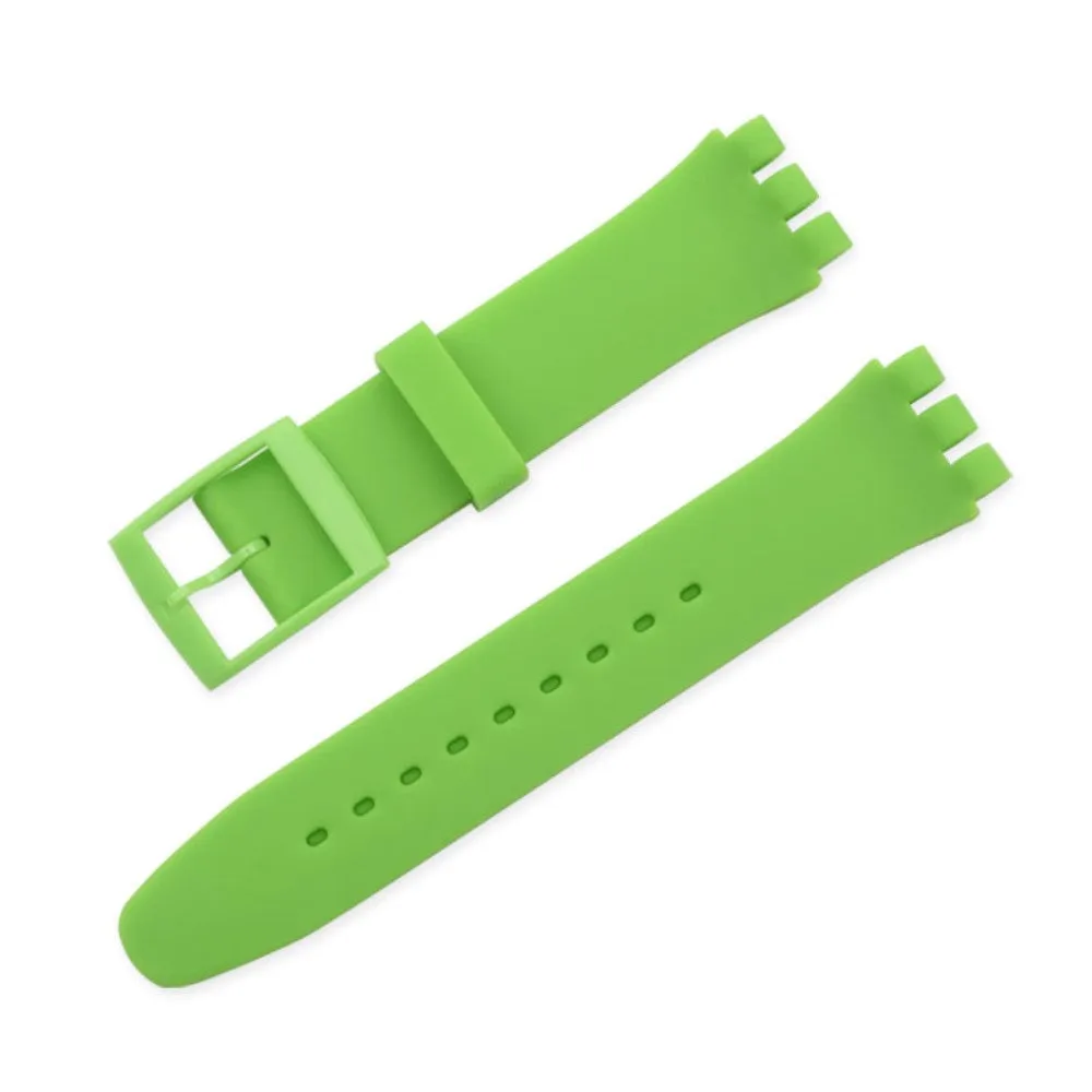 20mm Universal silicone watch strap - Green