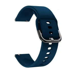 20mm universal Smartwatch Silicone Strap Midnight Blue Plain