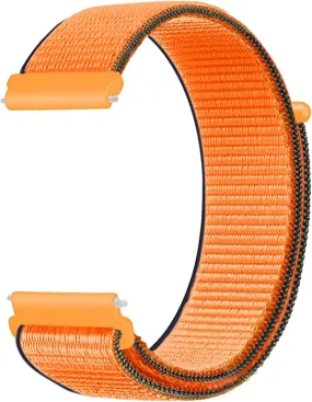 22mm Watch Straps Sport Loop Nylon Bands Kumquat