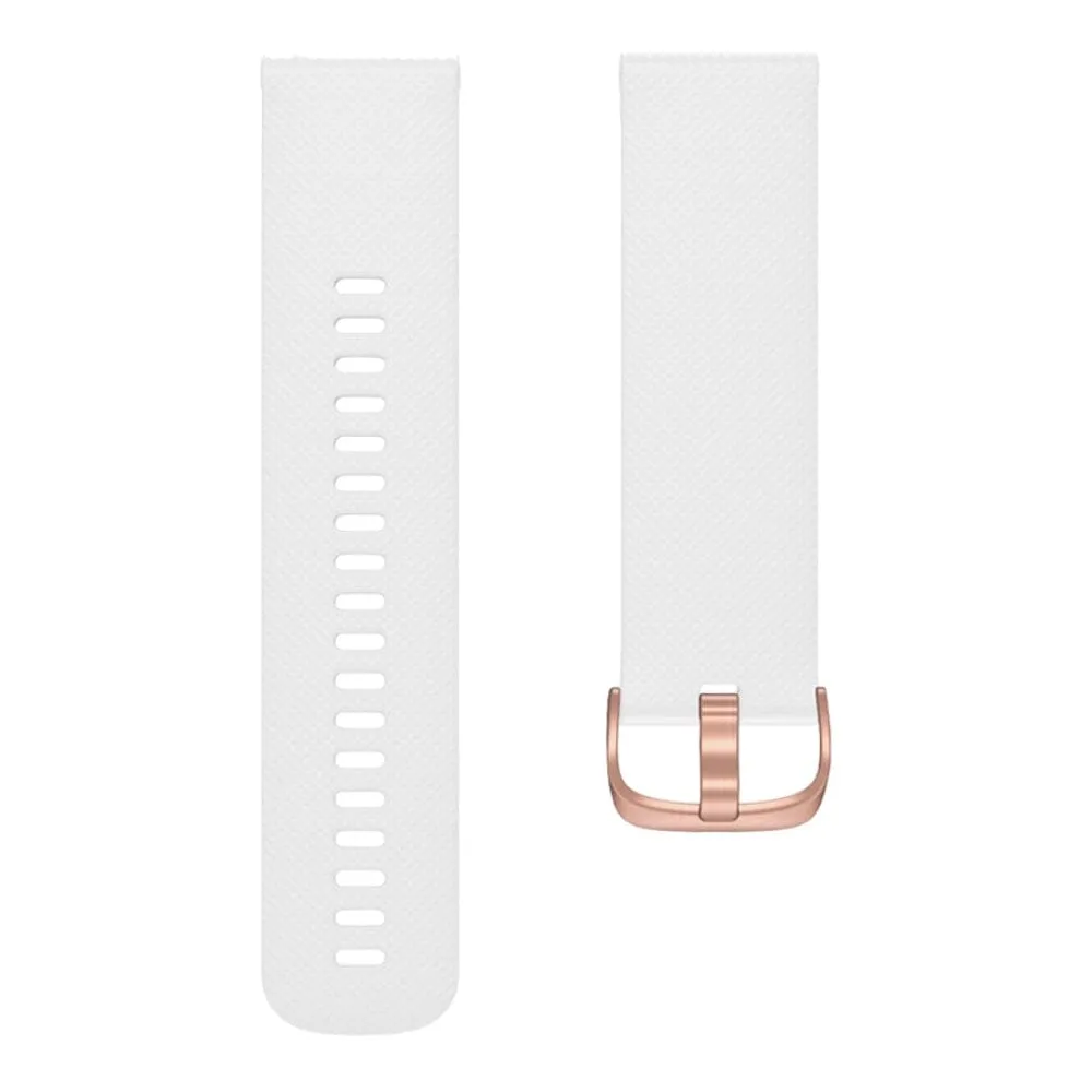 3Plus Vibe Smartwatch compatible Silicone Watch Straps with Rose Gold Buckles