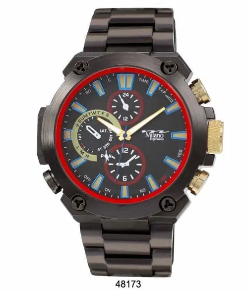 49MM Milano Expressions Metal Band Watch - 4817