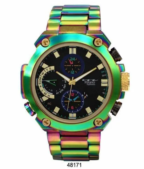 49MM Milano Expressions Metal Band Watch - 4817