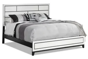 Alive Full Bed - White/Black