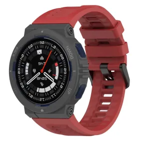 Amazfit Active Edge Silikone Rem m. Stifter - Rød