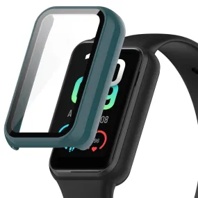 Amazfit Band 7 Hård Plast Cover m. Indbygget Skærmbeskyttelse - Grøn