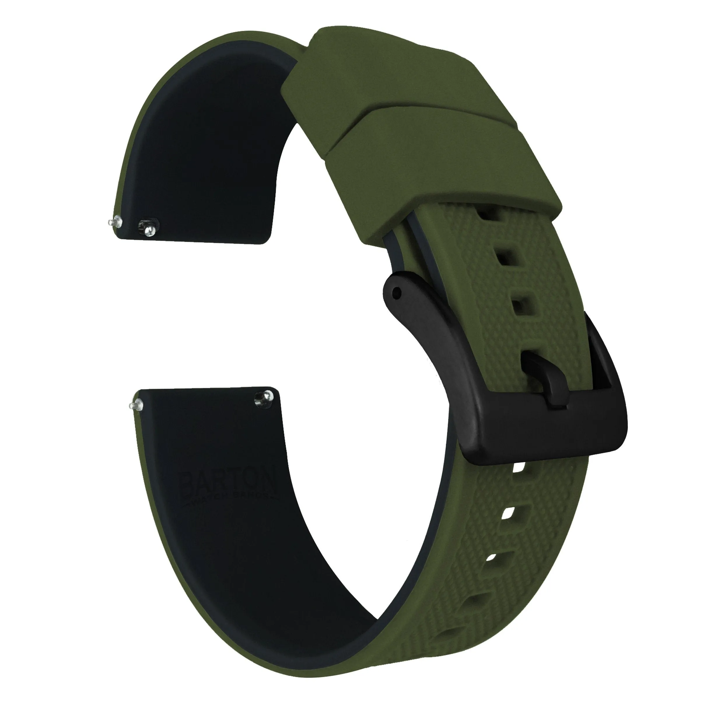 Amazfit Bip | Elite Silicone | Army Green Top / Black Bottom