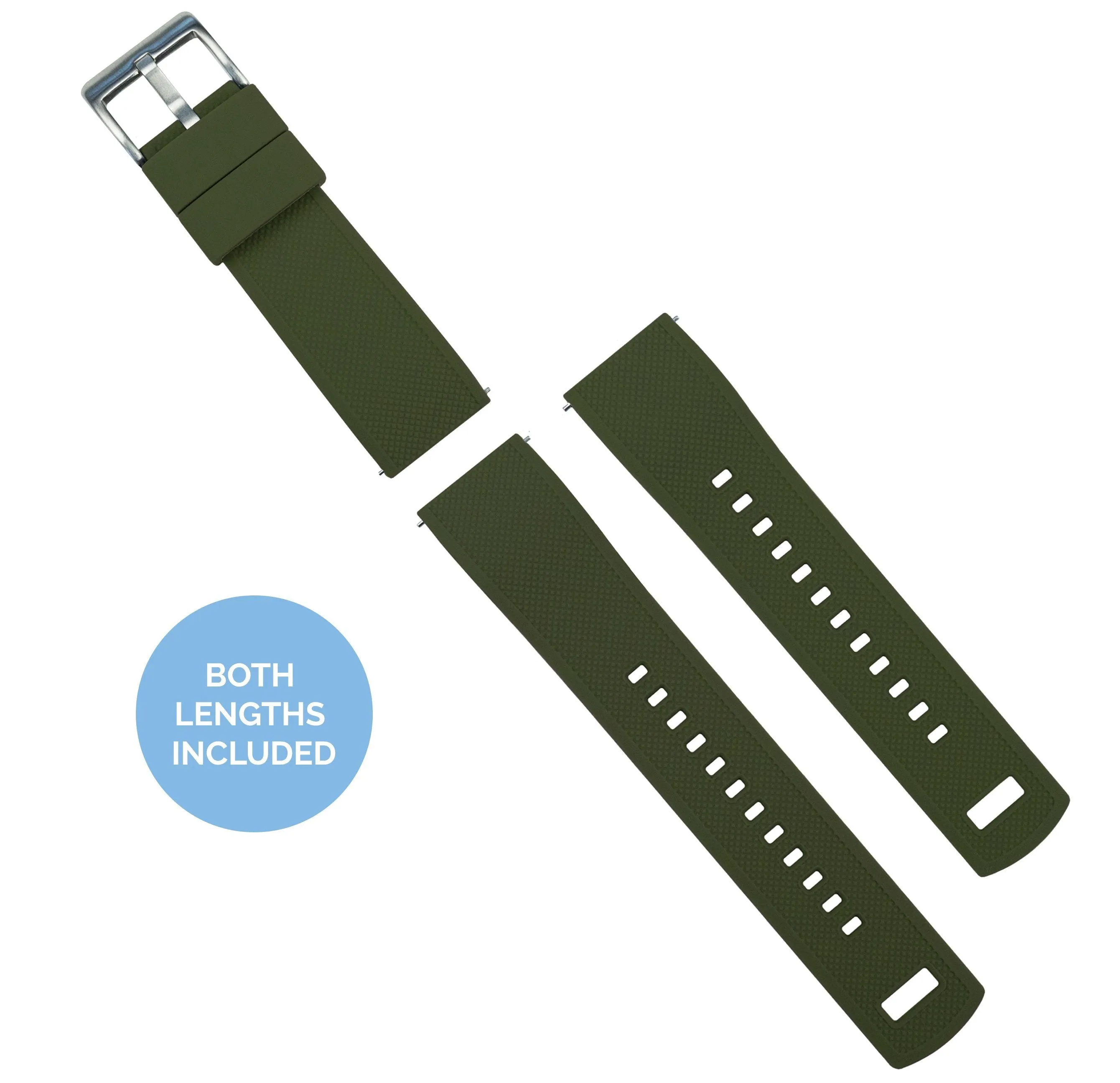 Amazfit Bip | Elite Silicone | Army Green Top / Black Bottom