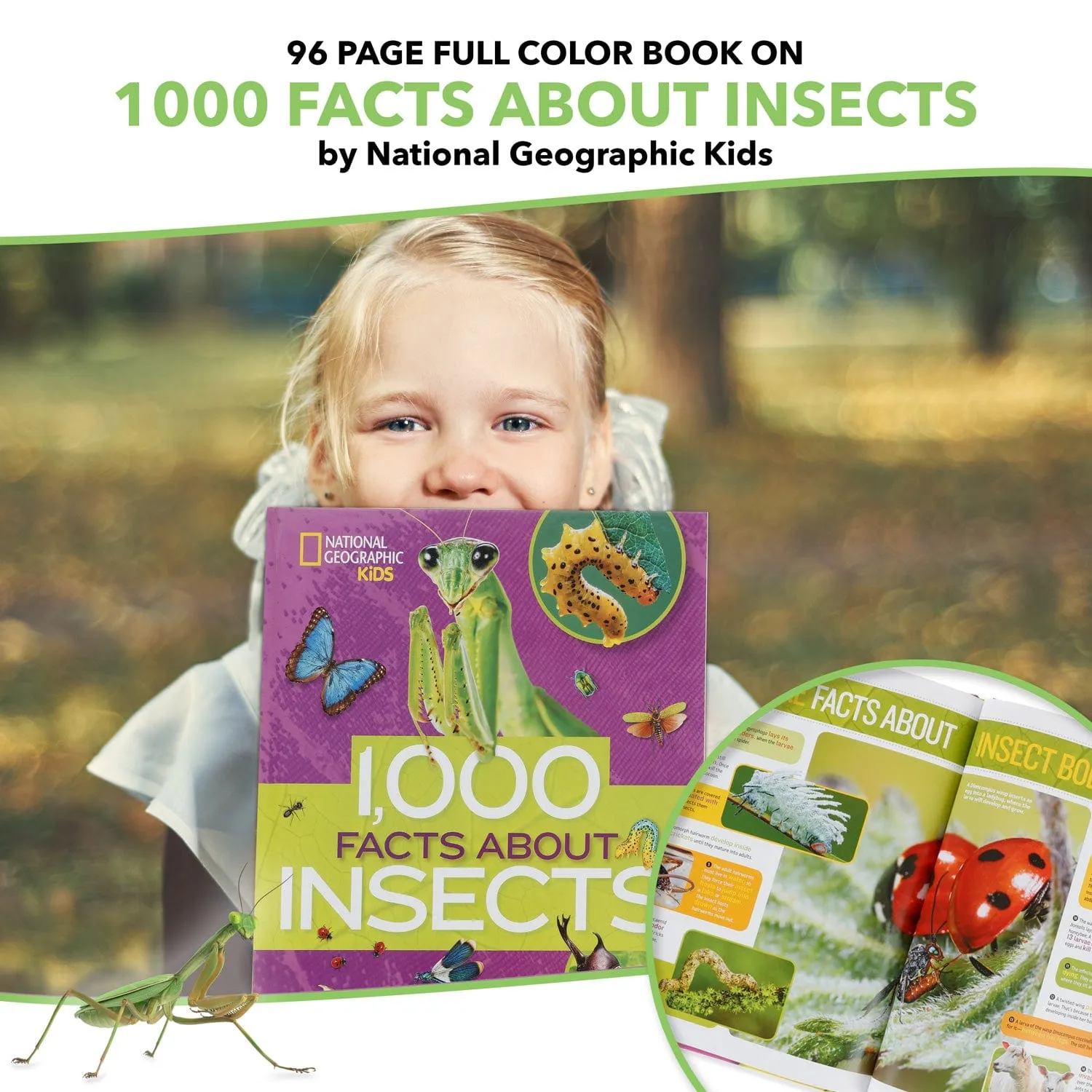 AmScope Kid's Genuine Insect Adventurer Series Set featuring 60X-120X Portable LED Handheld Microscope, Ultimate Insect Exploration Set and more