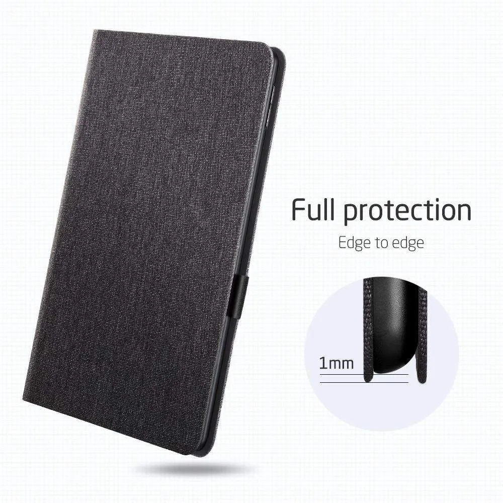 AMZER PU Leather Case for With Holder & Sleep/Wake-up Function - Black