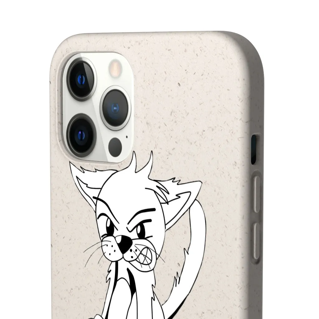 Angry Cat Biodegradable Case