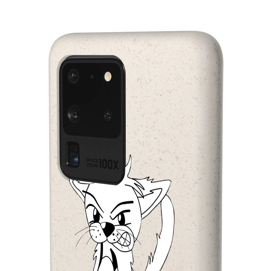 Angry Cat Biodegradable Case