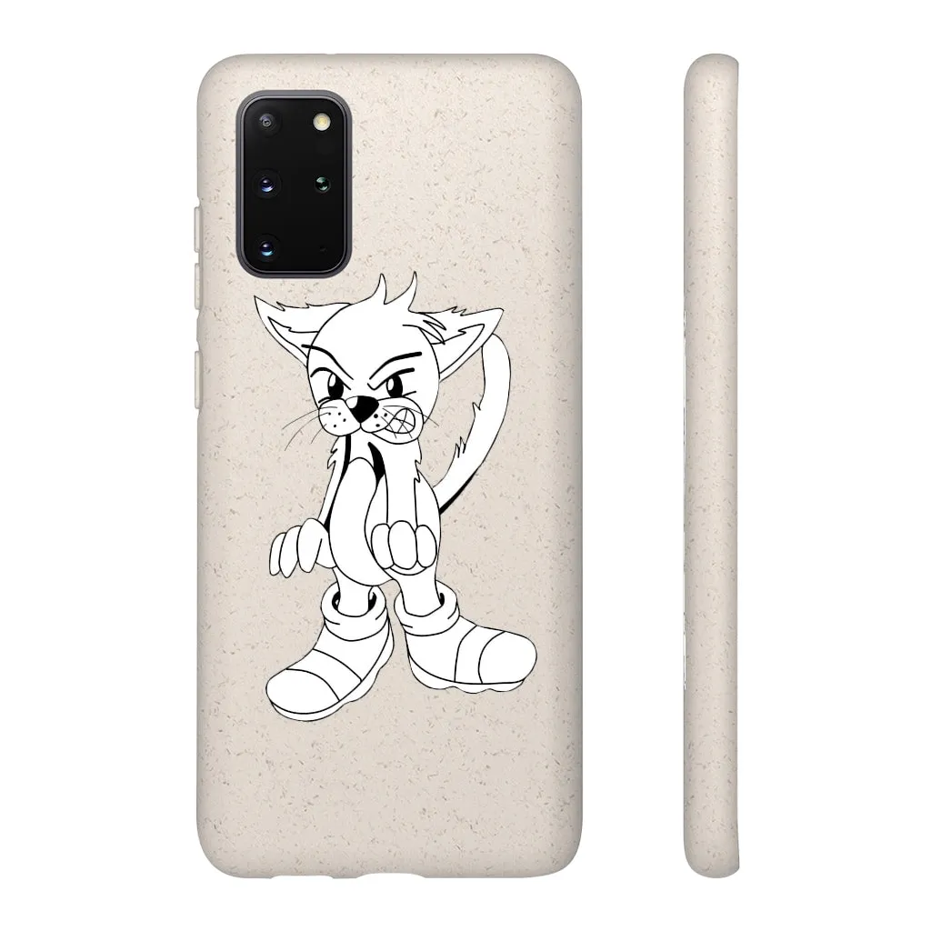 Angry Cat Biodegradable Case