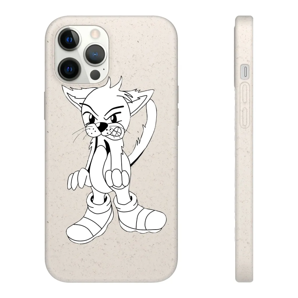 Angry Cat Biodegradable Case