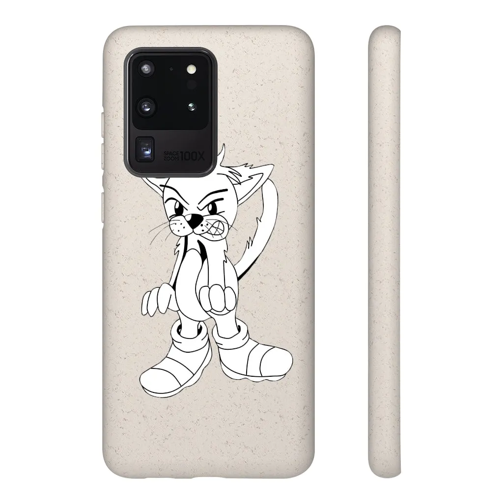 Angry Cat Biodegradable Case