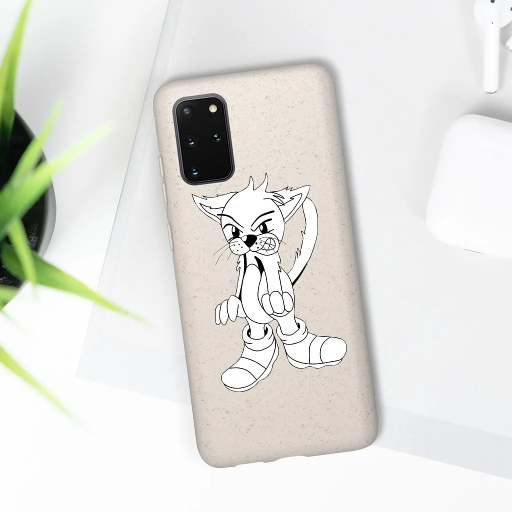 Angry Cat Biodegradable Case