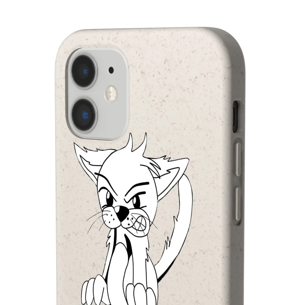 Angry Cat Biodegradable Case