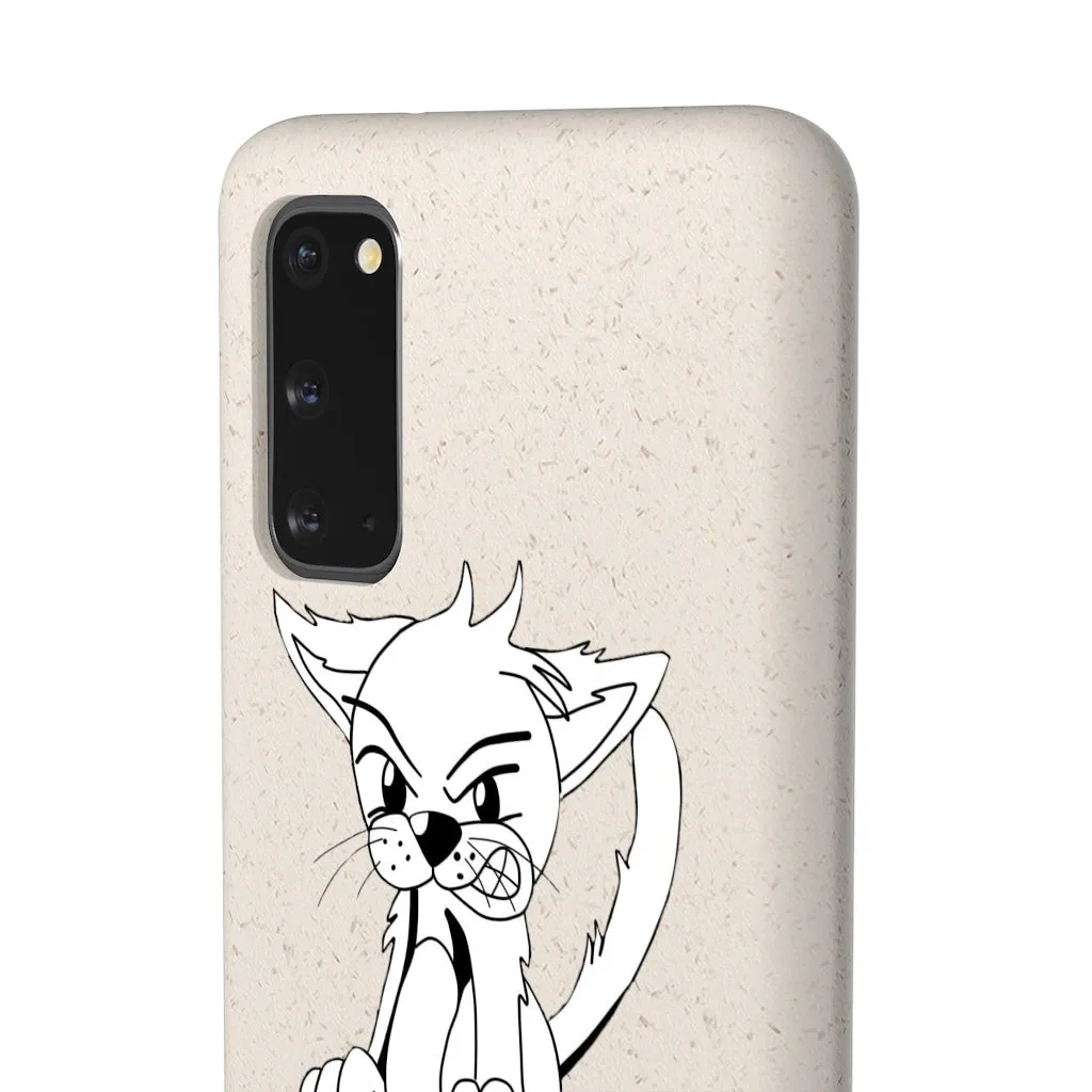 Angry Cat Biodegradable Case