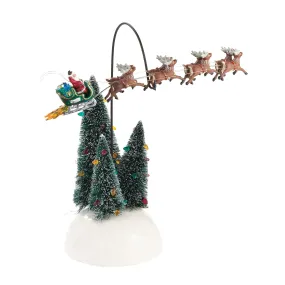 Animated Flaming Sleigh