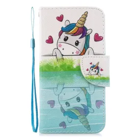 Anymob Xiaomi Redmi Leather Case Flip Fashionable Unicorn Cover Wallet